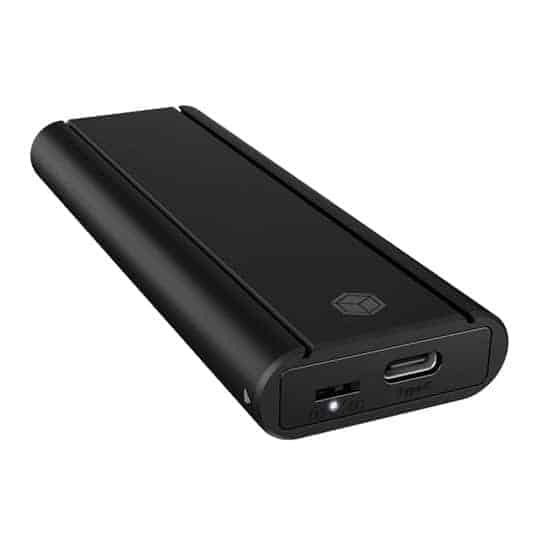 ICY BOX M.2 NVMe SSD USB 3.2 Gen 2 Type-C External Enclosure Black